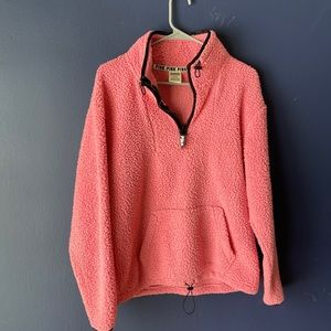 Hot pink Sherpa jacket- Victoria secret pink